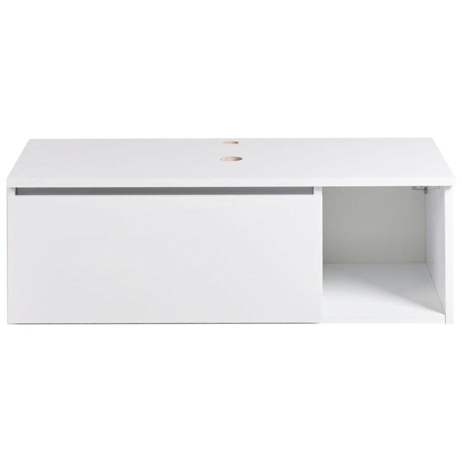 Wisząca szafka pod umywalkę RUPANCO 80 cm Biały