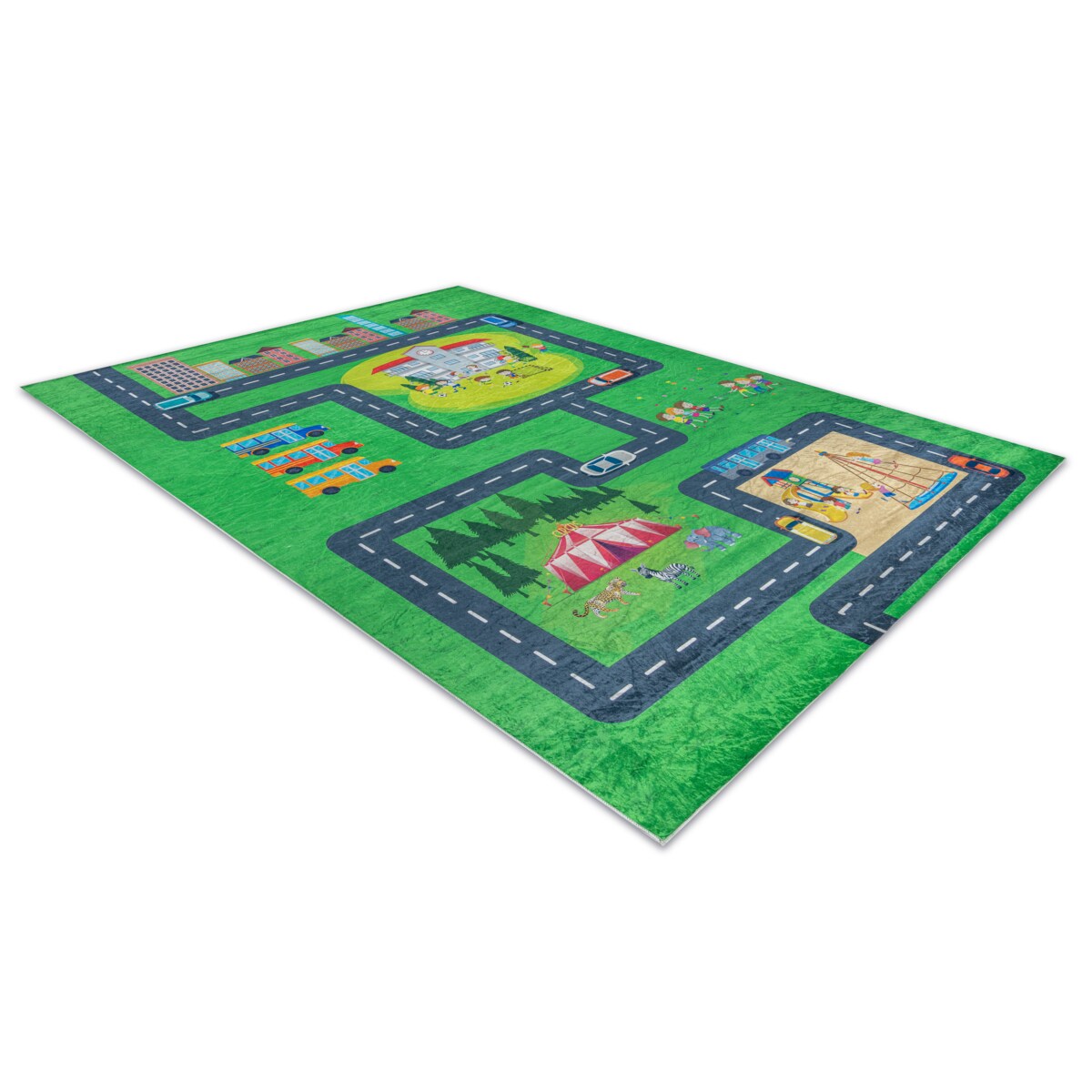 Dywan do prania BAMBINO 2660 Miasto, ulice, 160x220 cm