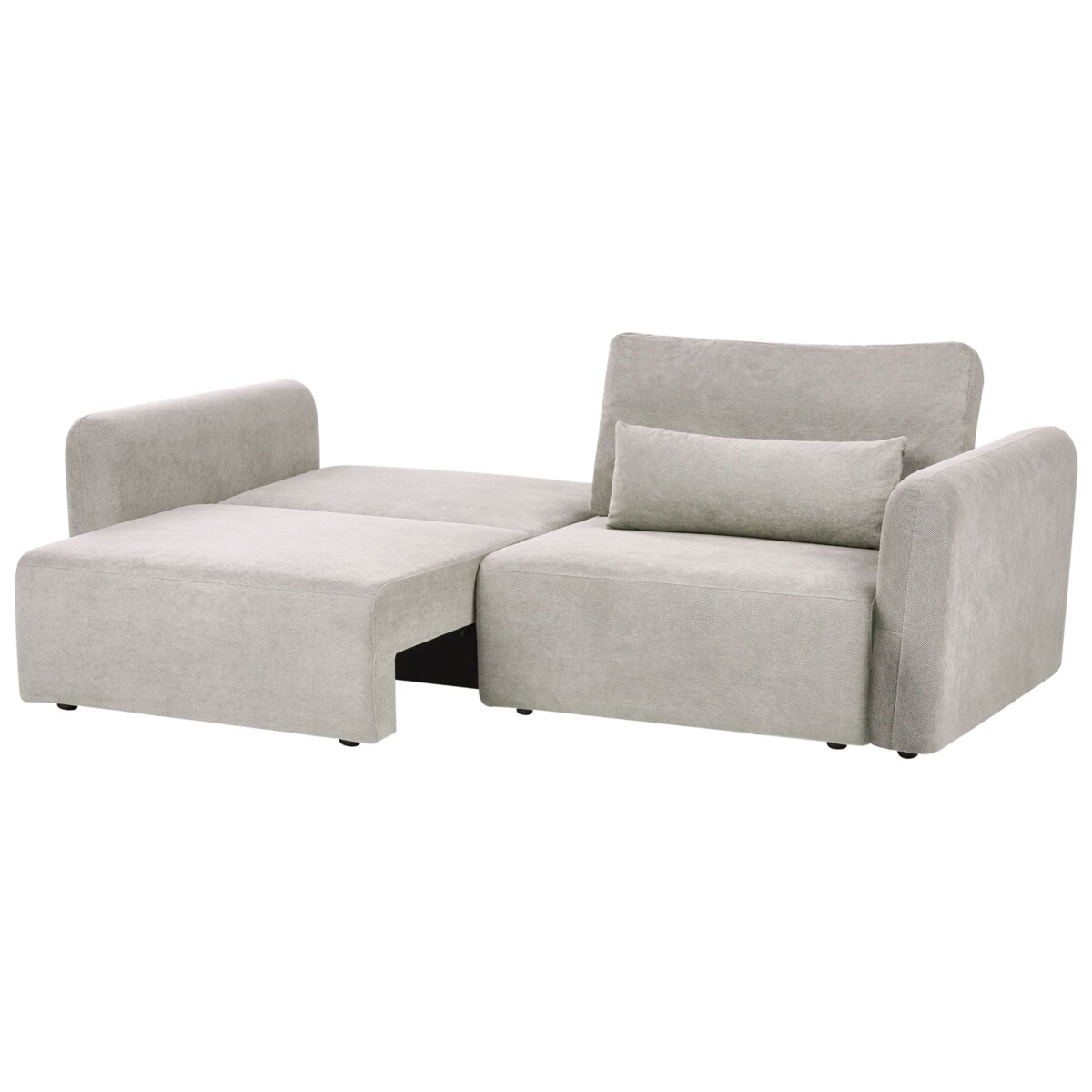 Sofa rozkładana dla 3 osób VAXHOLM Szary ze schowkiem