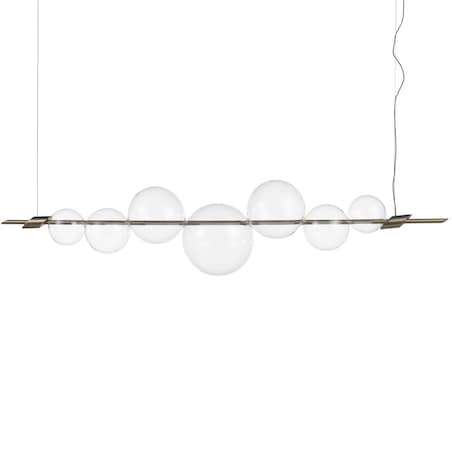 Zwis bąbelki Amore ST-8869P/L Step LED 12W 3000K szklane kule złota