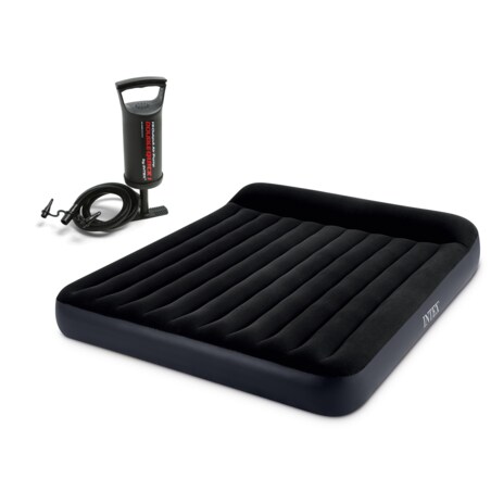 Materac welurowy Intex 64144 + pompka 68612