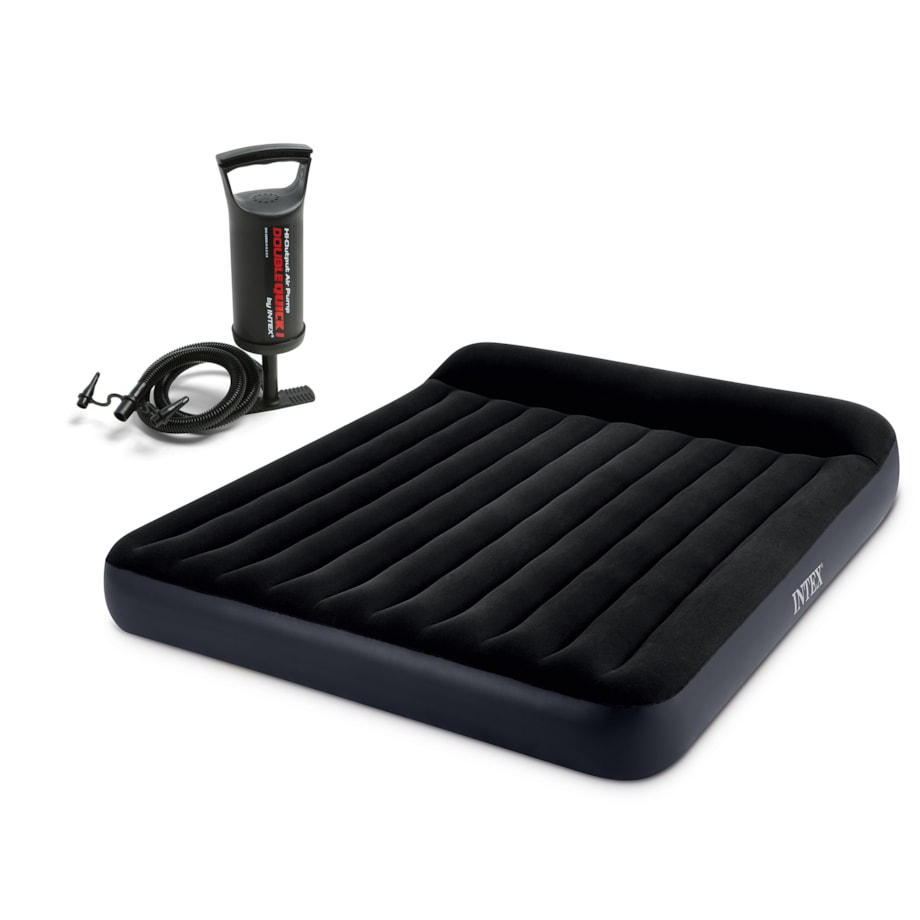 Materac welurowy Intex 64144 + pompka 68612