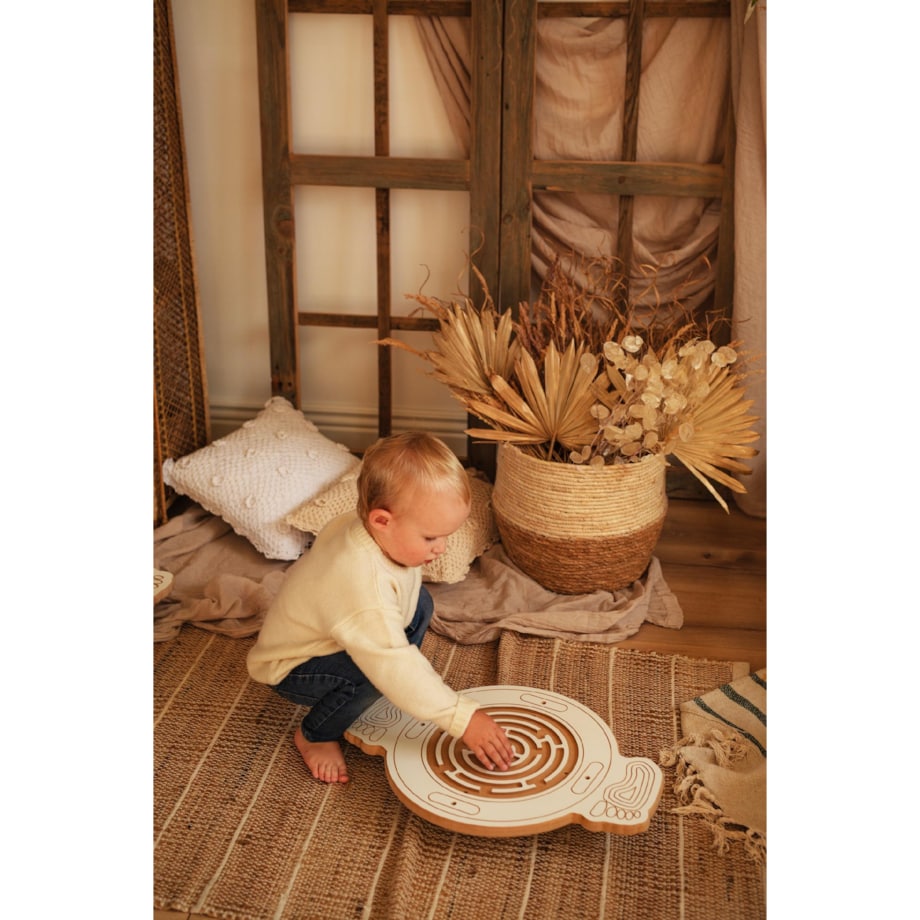 Dysk Balansowania dla dzieci balansujący DREWNIANY CERTYFIKOWANY