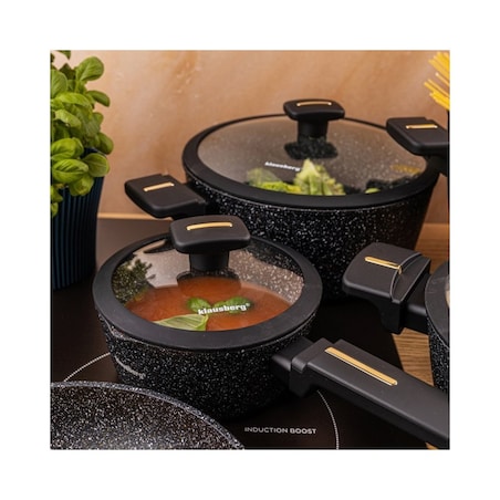 Klausberg zestaw 12 garnków marmurkowych 63911