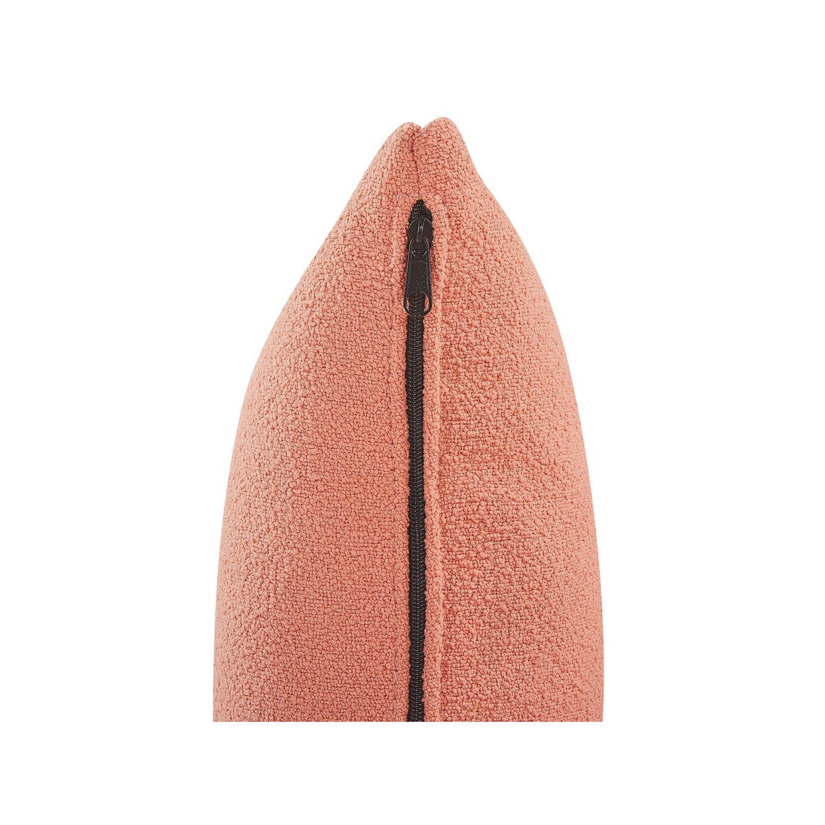 Szezlong boucle prawostronny różowy CHEVANNES