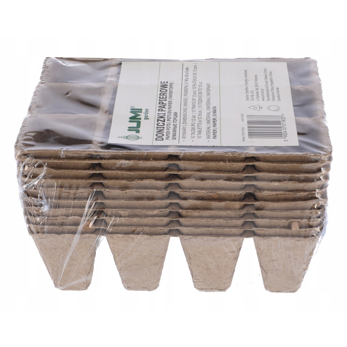 120 X Doniczki Torfowe Do Rozsady Wysiewu Pikowania Sadzonki