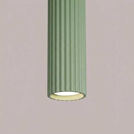 Lampa wisząca KARBON 1 szałwiowa