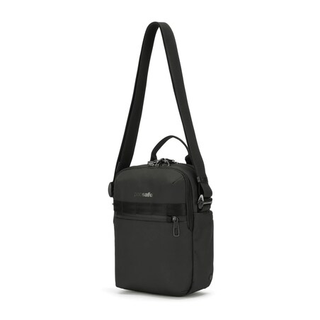 Torba na ramię męska/ listonoszka antykradzieżowa Pacsafe Metrosafe X vertical crossbody Black