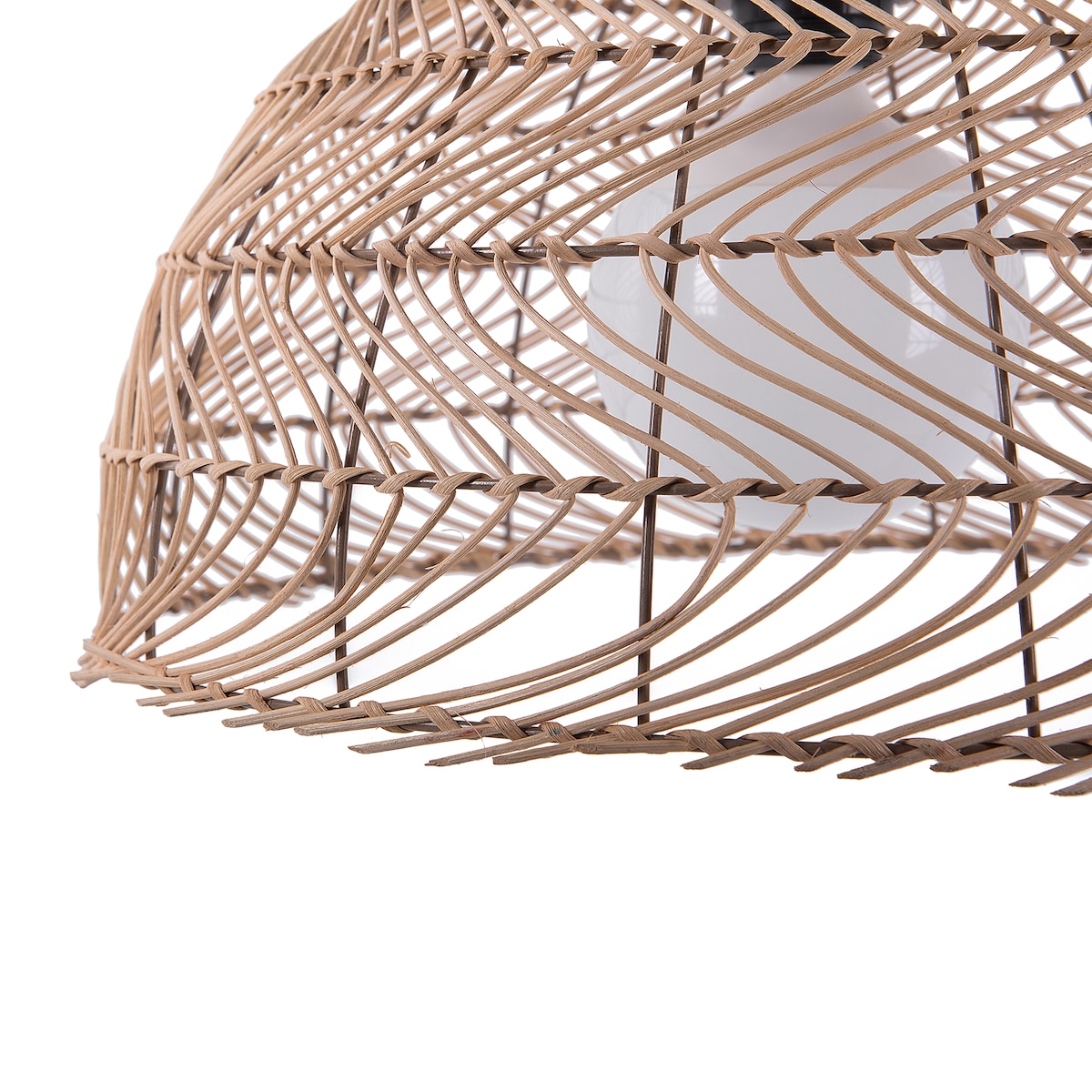 Lampa wisząca SELENGE Rattan Jasnobrązowy