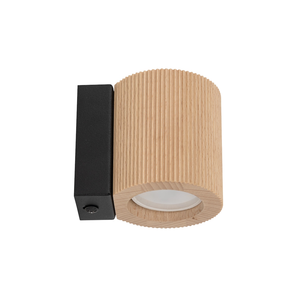 Kinkiet ścienny TK Lighting EVE CORTE WOOD 11443, drewno/czarny, GU10, nowoczesny