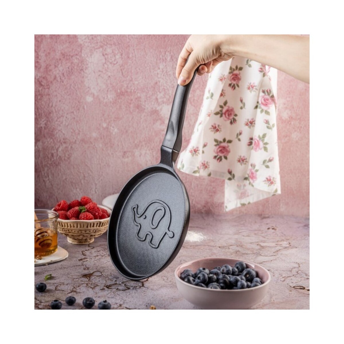 Klausberg patelnia do naleśników ze słonikiem 18cm 63854