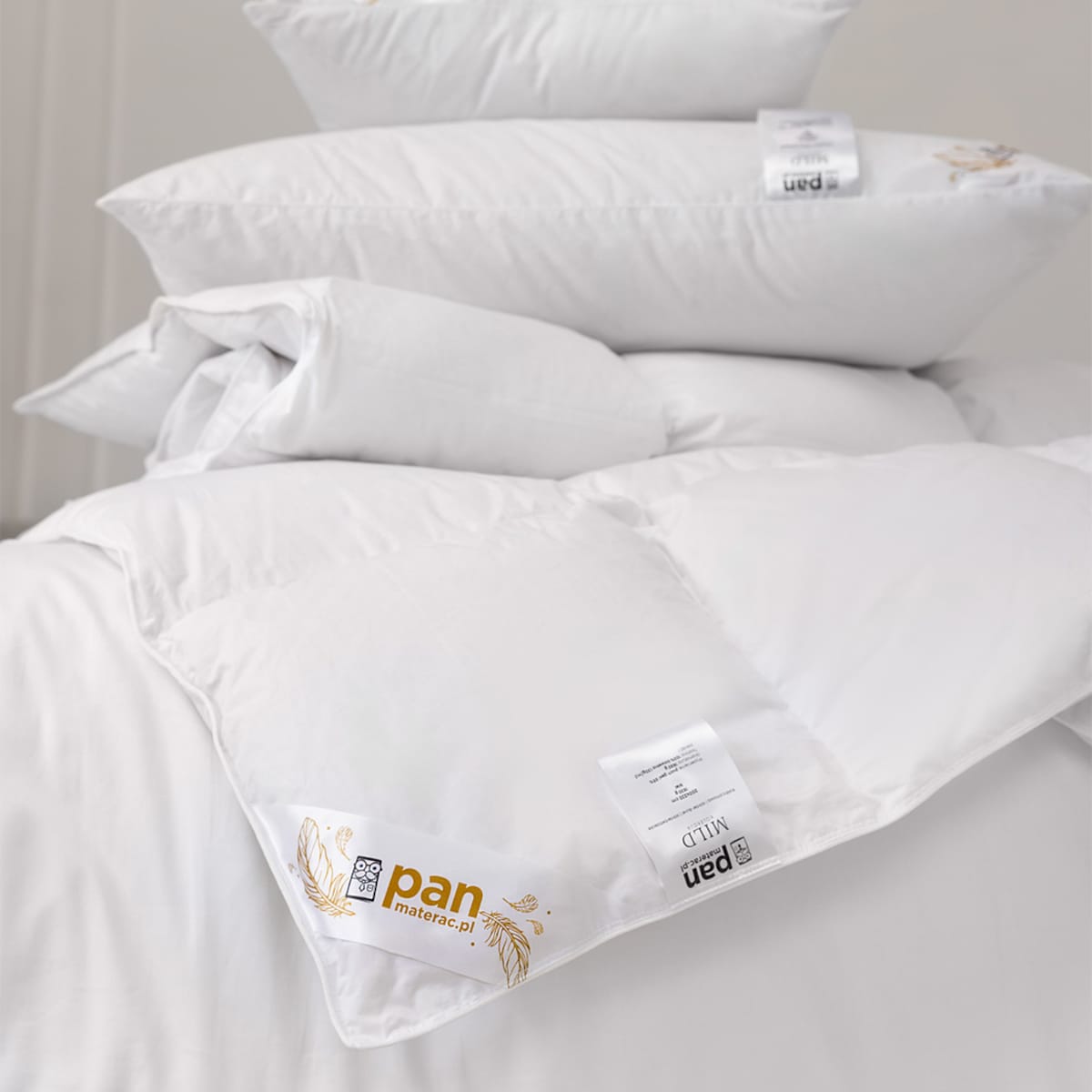 Kołdra puchowa całoroczna 200x220 MILD marki PAN MATERAC