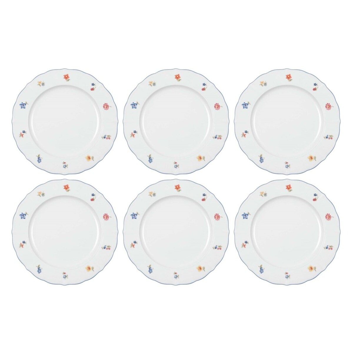 SELTMANN SONATE NOSTALGIA Zestaw 6 talerzy obiadowych 26 cm