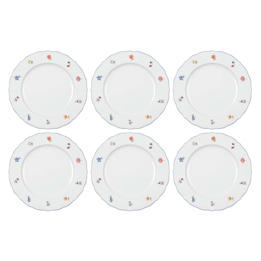 SELTMANN SONATE NOSTALGIA Zestaw 6 talerzy obiadowych 26 cm