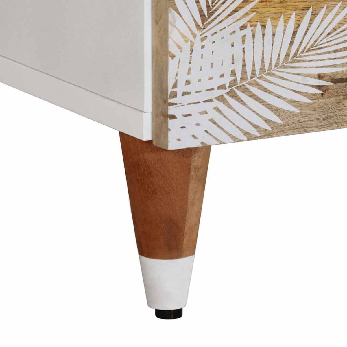 vidaXL Szafki nocne, 2 szt., 40x33,5x46 cm, lite drewno mango