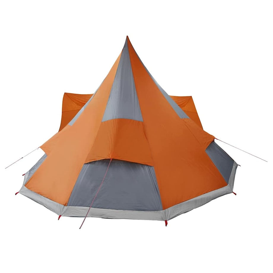 vidaXL Rodzinny namiot tipi Szary i pomarańczowy 510 x 690 x 330 cm