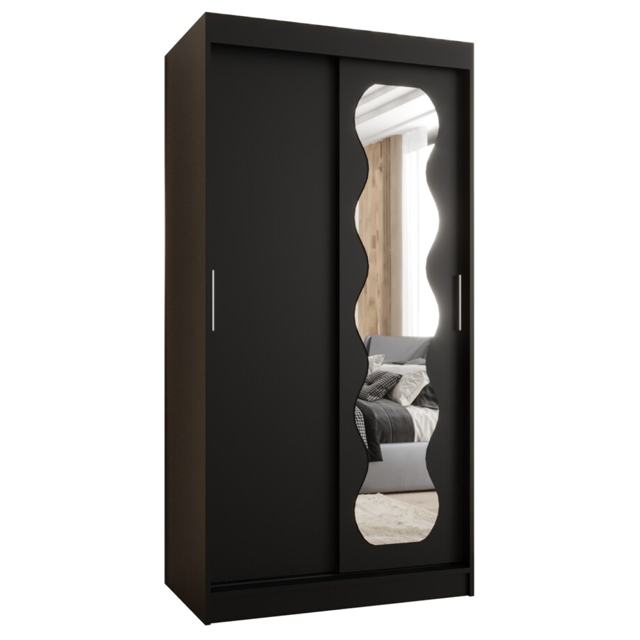 Szafa przesuwna SPOTI 100 czarny