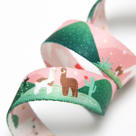 Smycz przepinana z amortyzatorem dla psa lub kota "Więcej niż jedno zwierzę" - Szerokość taśmy: 25mm, Rozmiar: S oraz Rodzaj: Duży karabinek