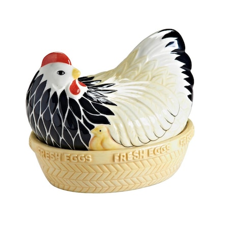 Kamionkowy pojemnik do przechowywania jaj Mother Hen Nest, Mason Cash
