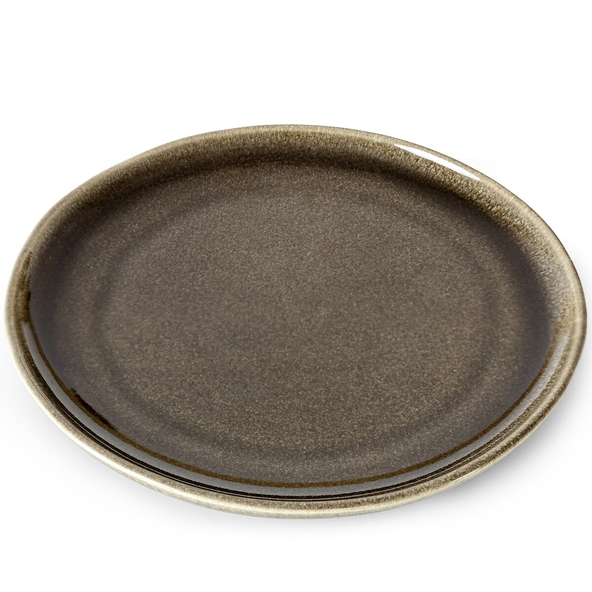 EDA Zestaw obiadowy 6 os. (18 el.), brązowy/szary/beżowy