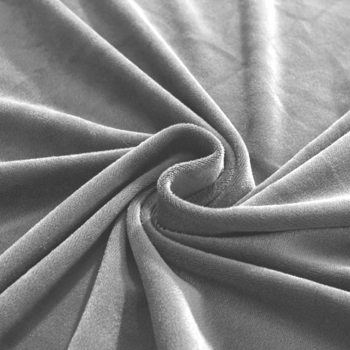 POKROWIEC NA KANAPĘ JASNY SZARY WELUR 2 OSOBOWY [22W2]