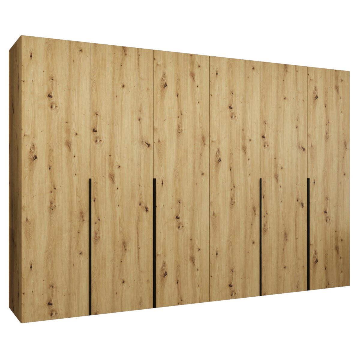 Szafa uchylna otwierana ALICANTE 1 300 wys. 202 cm Artisan + u. Czarny