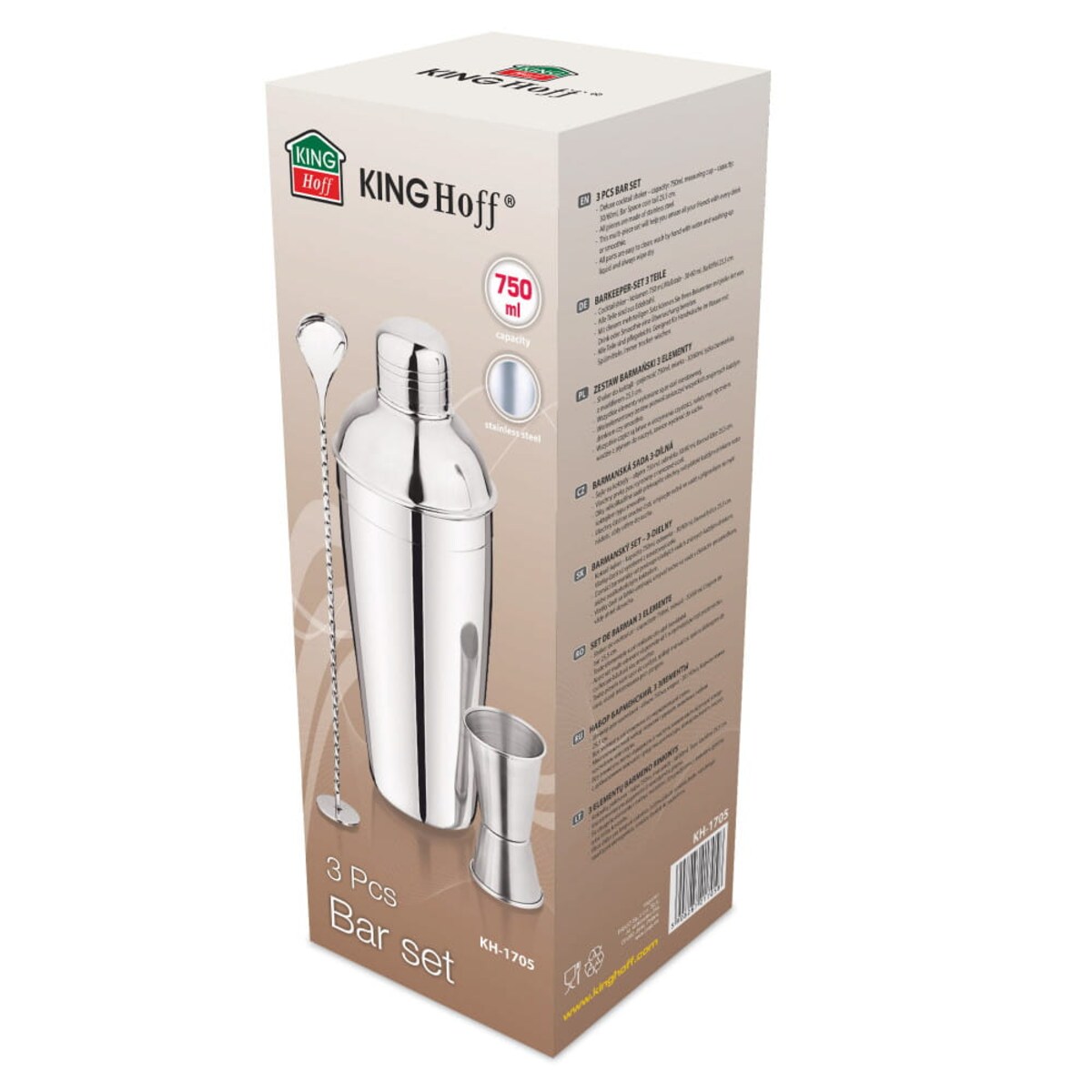 Zestaw Przyborów Barmańskich Kinghoff