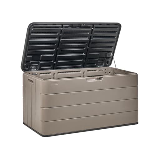 Skrzynia ogrodowa MILIES 116 cm 60 cm Brązowy