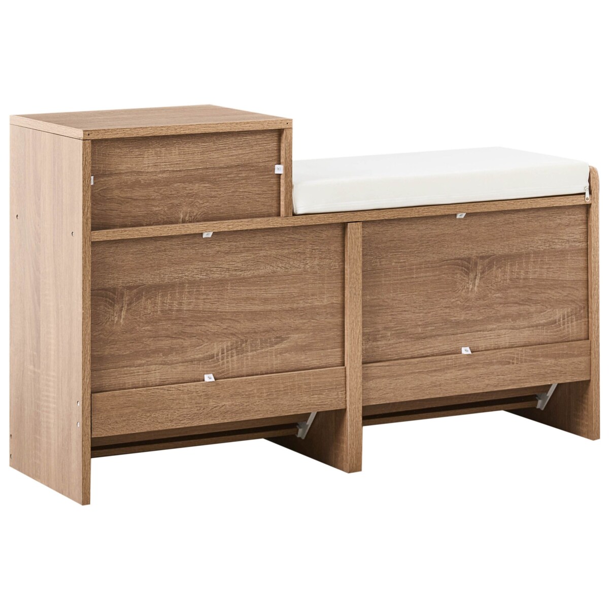 Szafka na buty z siedziskiem DUBBO Jasnobrązowy