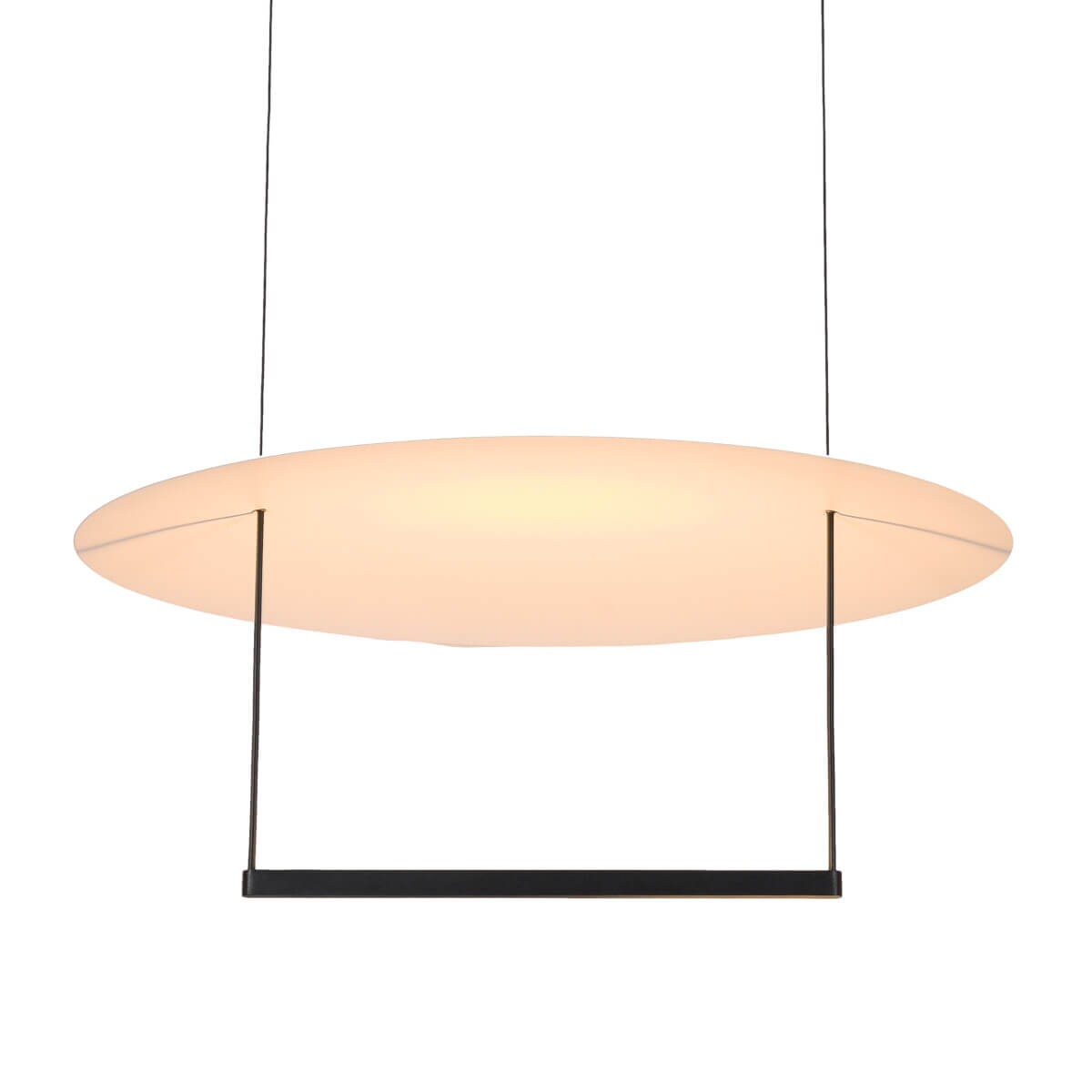 Lampa zwieszana nad stół PORTOFINO AZ5637 Azzardo LED 29W 3000K czarny biały