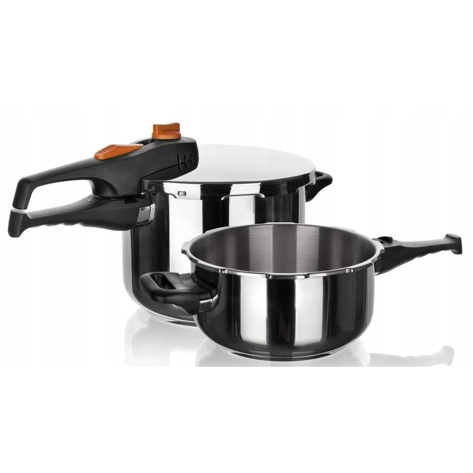 KOMPLET SZYBKOWARY duży + mały pokrywa pokrętło 4 i 6L ADAGIO prezent box