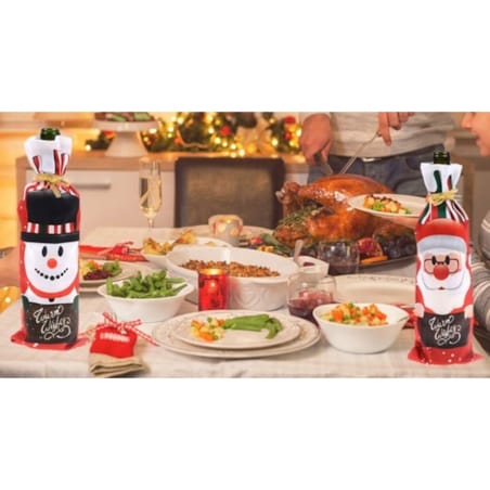 Pokrowiec Ozdoba Na Butelkę Skrzat Krasnal Ubranko