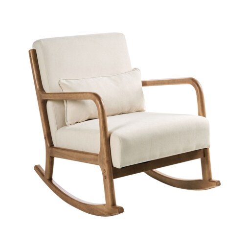 Fotel bujany SKOVDE Jasnobeżowy