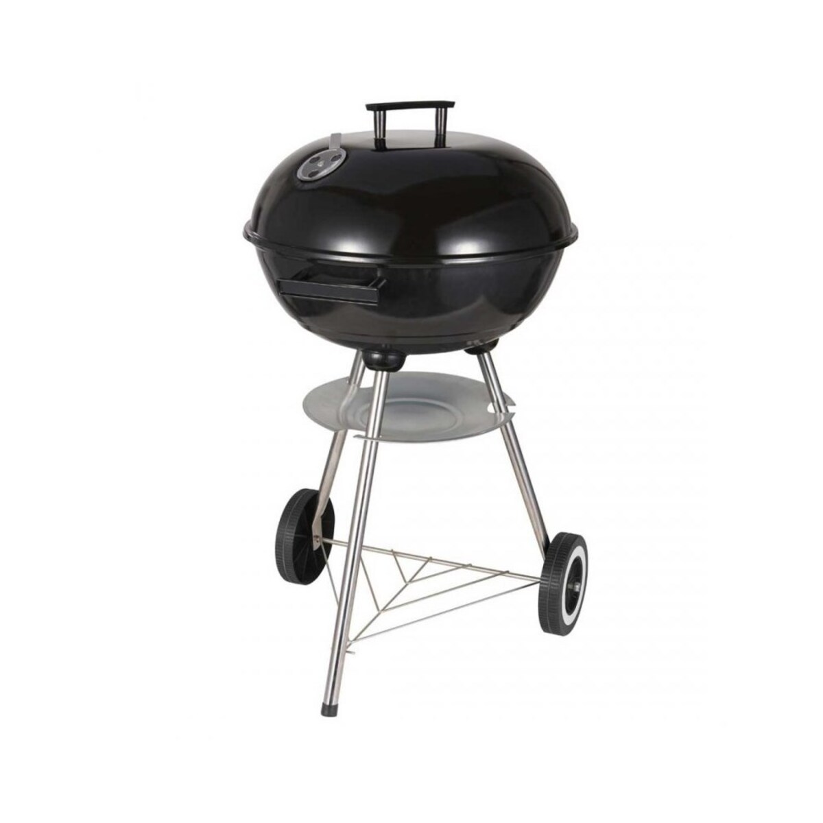 Grill węglowy ogrodowy, z pokrywą, na kółkach, KINGHOFF