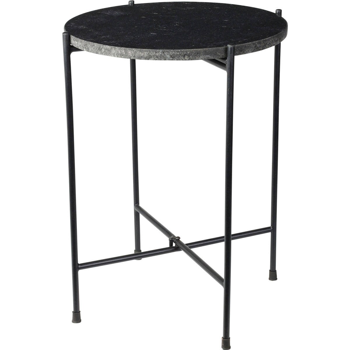 Stolik kawowy okrągły, składany, Ø 33 x 46 cm