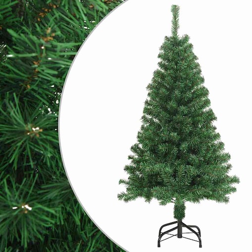 vidaXL Sztuczna choinka o grubych gałązkach, zielona, 150 cm, PVC