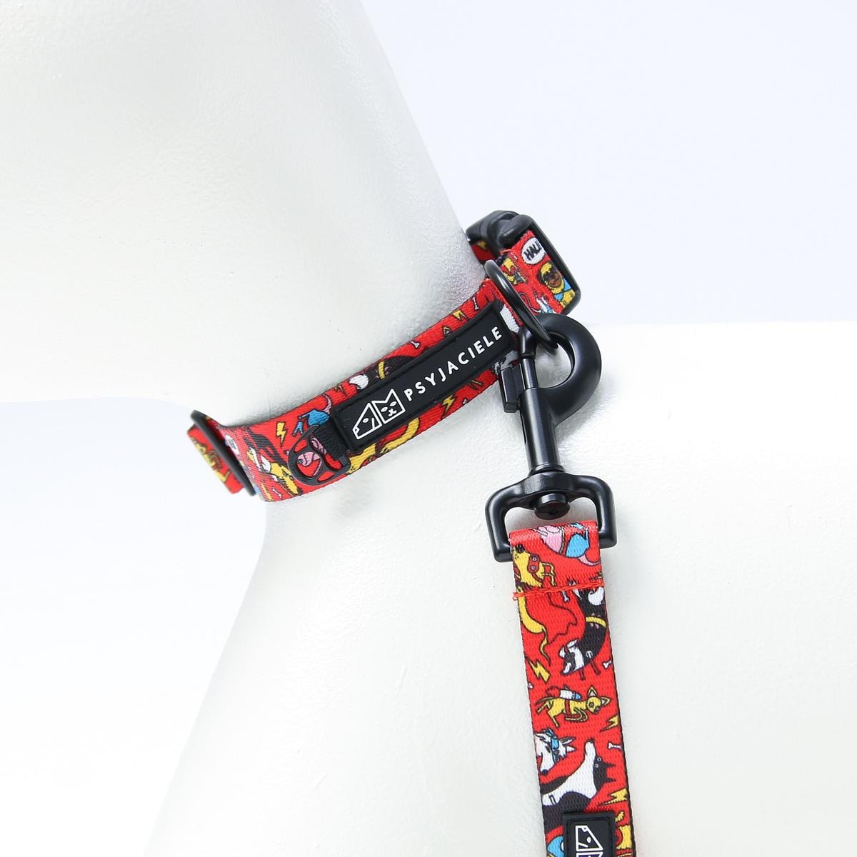 Obroża dla psa lub kota "Pies, który lata najlepsze ma za sobą" - Szerokość taśmy: 38mm, Rozmiar: M