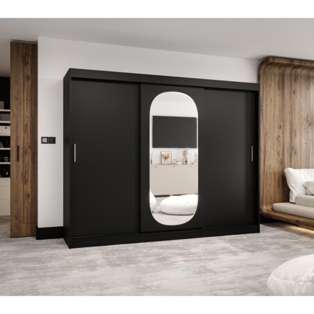 Szafa przesuwna ROYAL 250 czarny