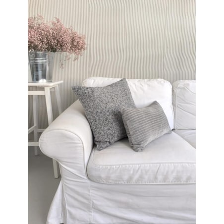 Szara poduszka dekoracyjna 45x45 Fiord