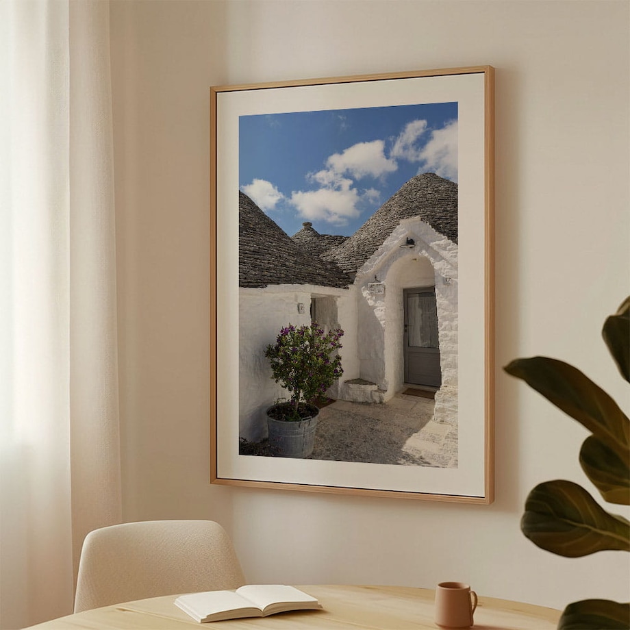 plakat trulli alberobello apulia włochy 70x100