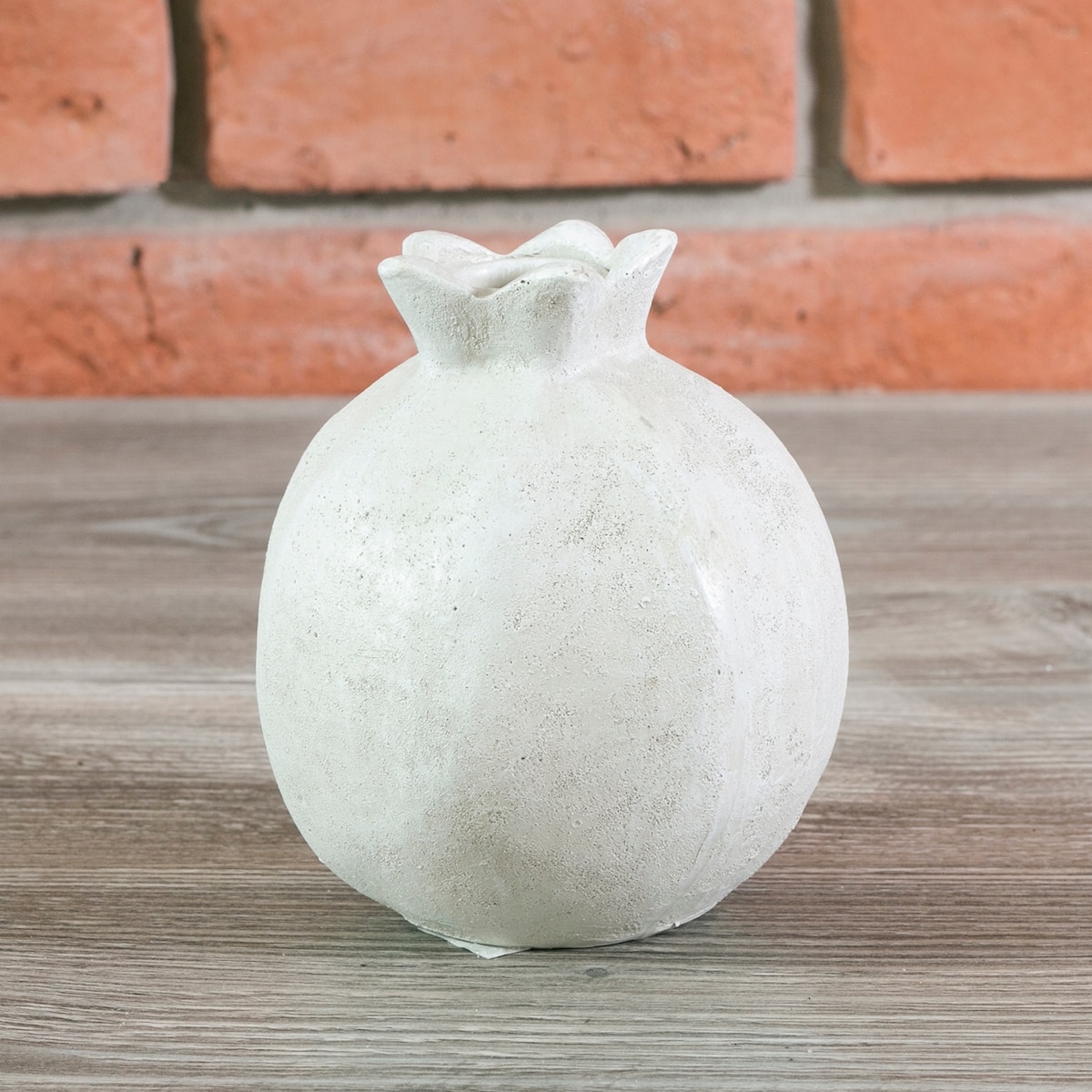 ŚWIECZNIK GRANAT na świecę stołową CERAMICZNY
