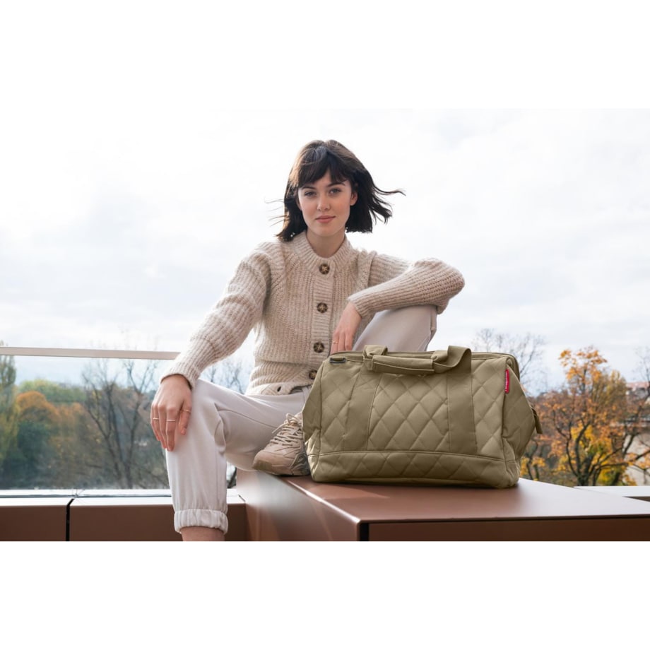 Torba ALLROUNDER M, rhombus olive