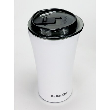 Kubek termiczny na kawę Dr.Bacty Apollo 2.0 - 360 ml - Glossy White