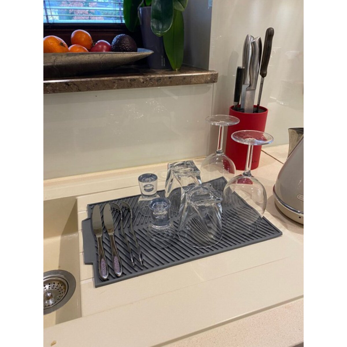 Mata Podkładka Silikonowa Ociekacz Do Naczyń 39X25 Cm 3088