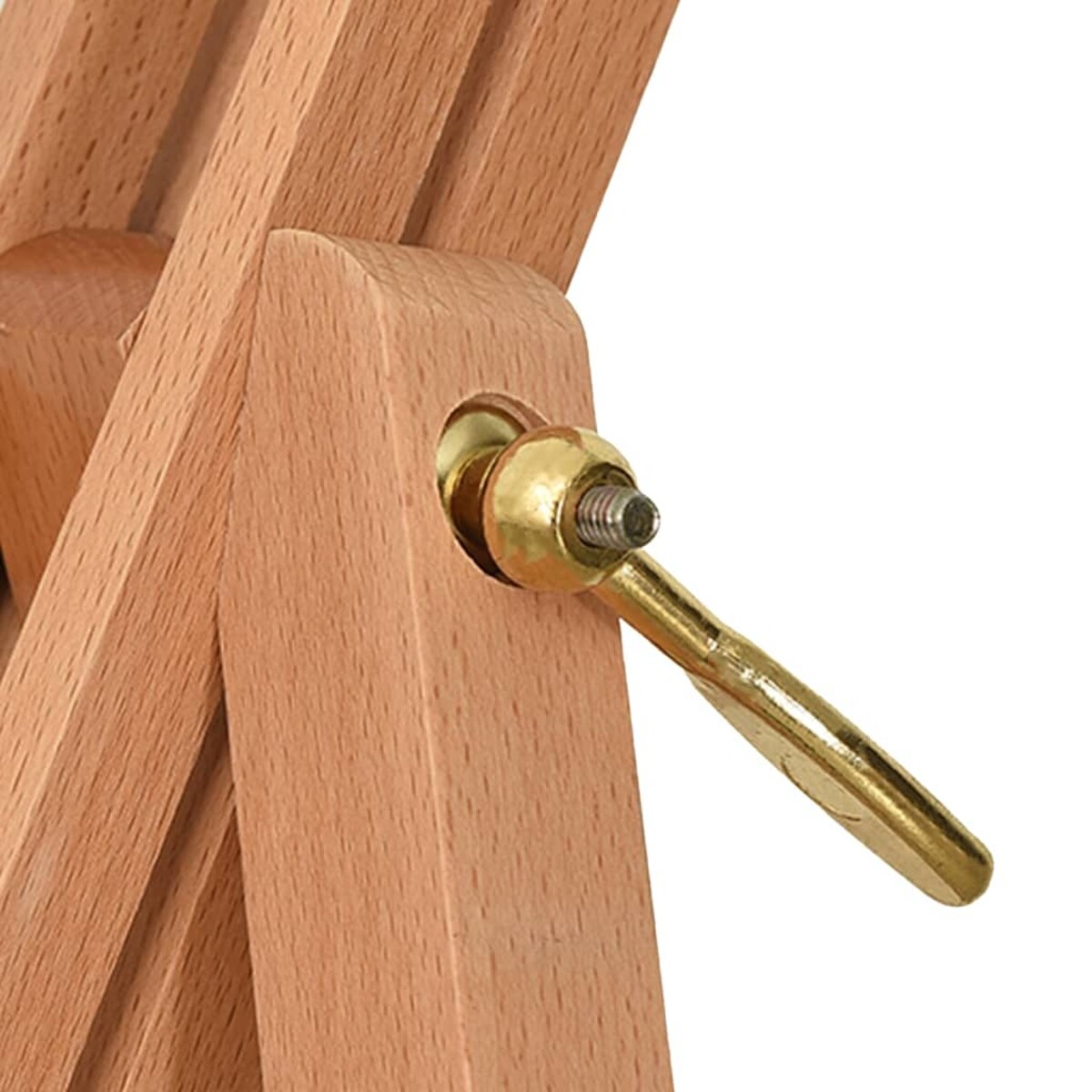 vidaXL Sztaluga malarska, 100x104x172 cm, lite drewno bukowe