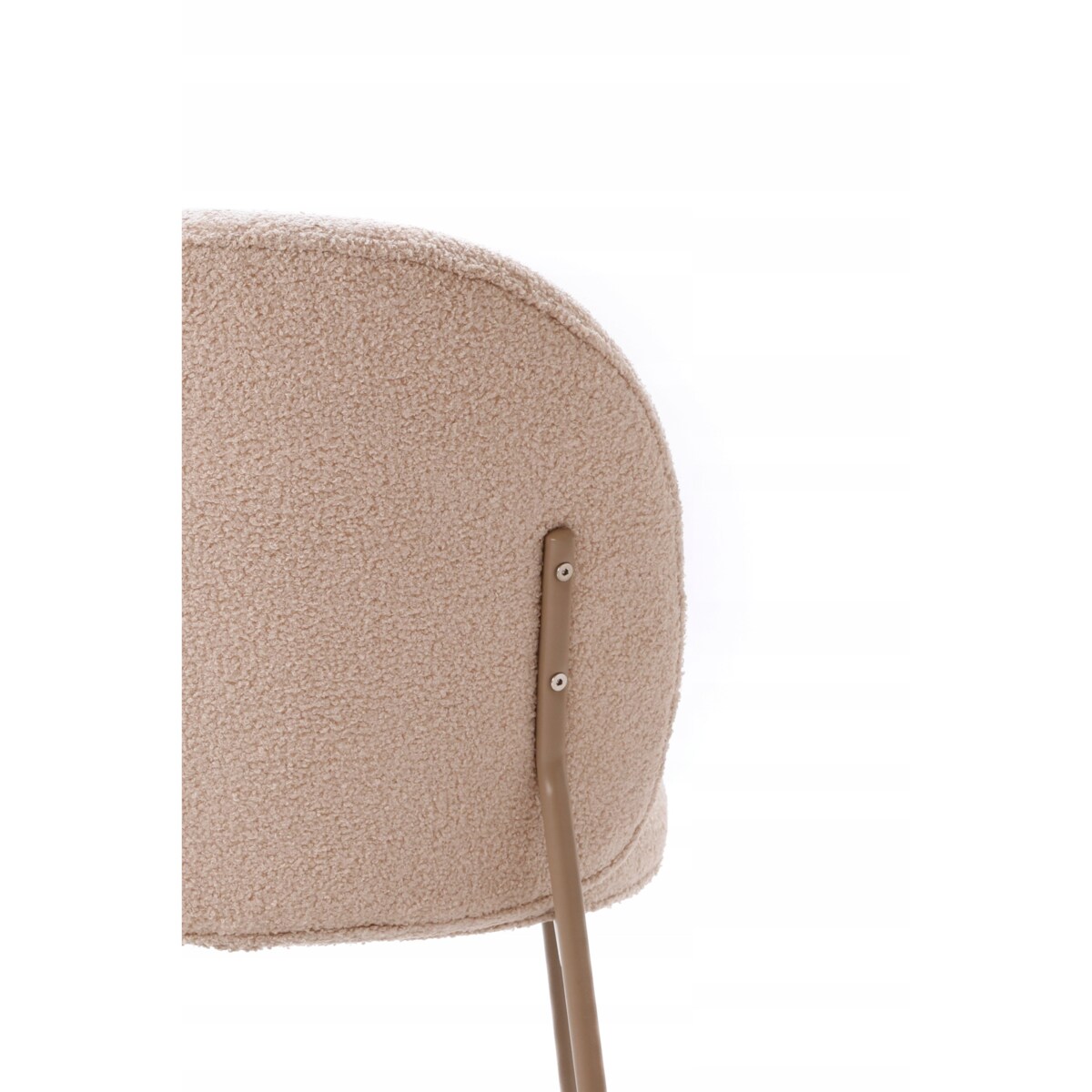 Krzesło VENTO Kremowe Beżowe Tapicerowane Nowoczesne Do Jadalni Salonu