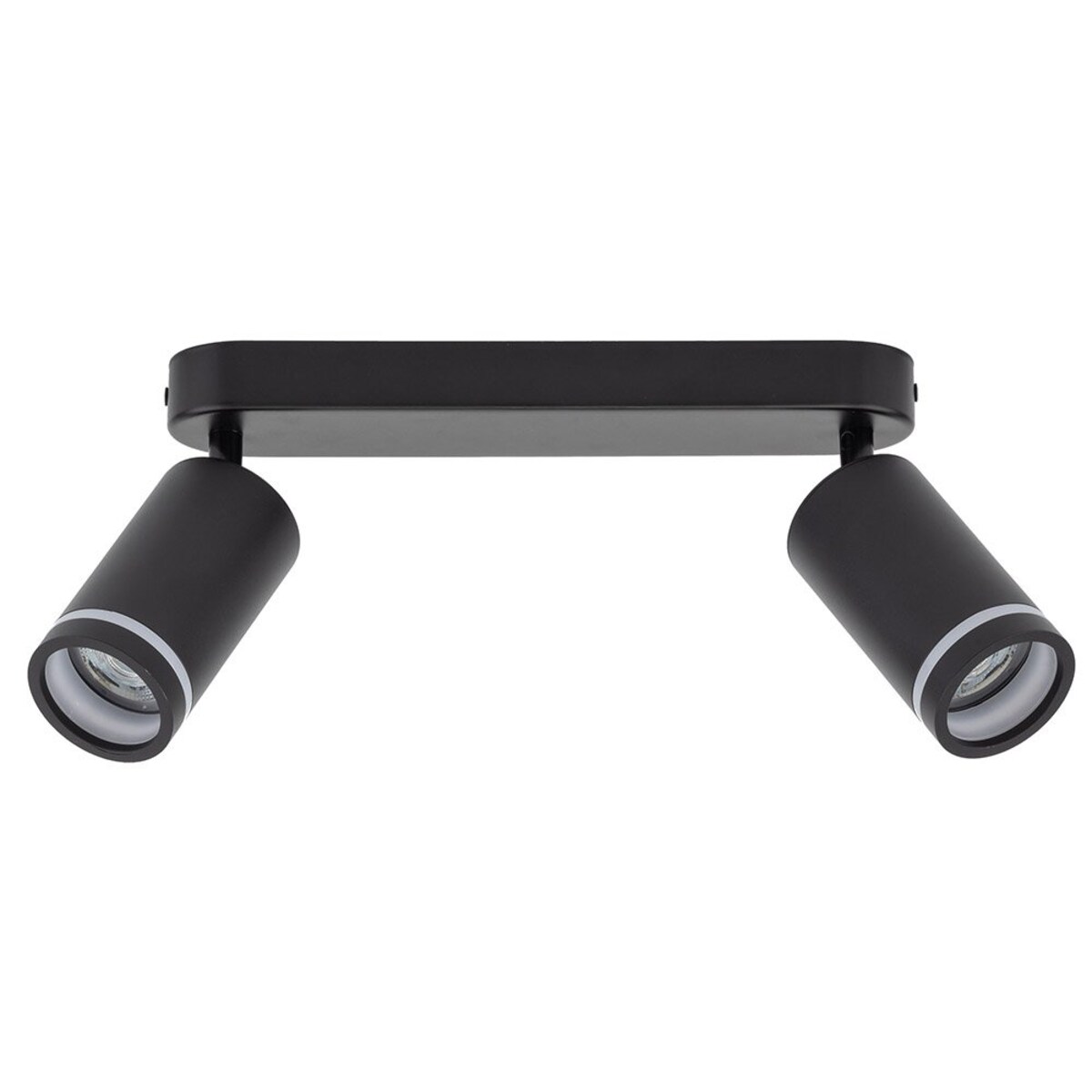 Lampa sufitowa reflektor spot podwójny JET BLACK 6912 TK Lighting GU10 czarna regulowana metalowa do salonu kuchni korytarza
