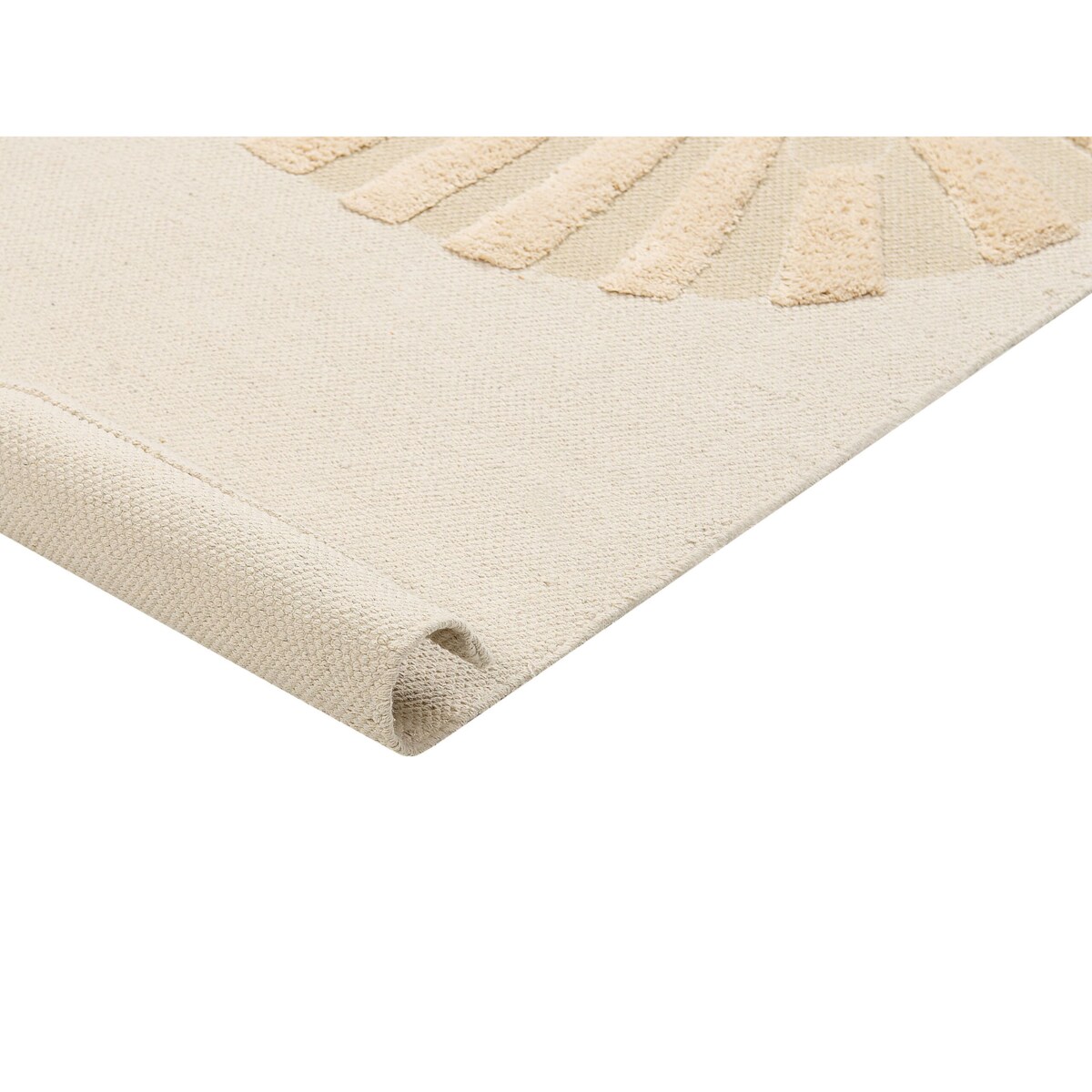 Dywan dziecięcy bawełniany motyw lwa 80 x 150 cm beżowy BALARI