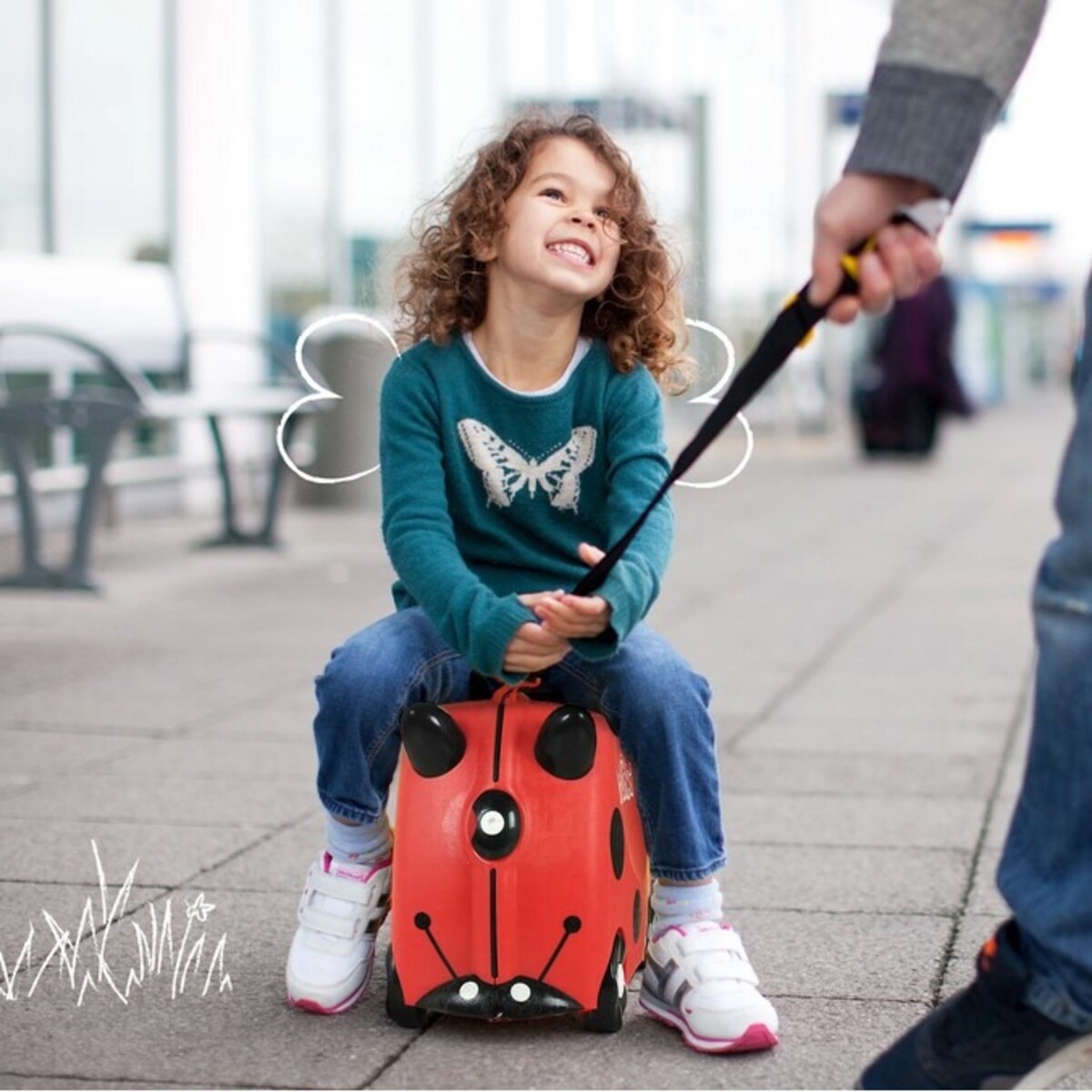 Jeżdżąca walizeczka Trunki - Harley Biedronka