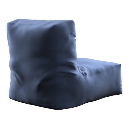 Pufa - fotel, granatowy welwet, 67 x 31 x 75 cm, Ingrid